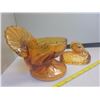 Image 3 : Depression glass rare turkey on nest no chips or cracks