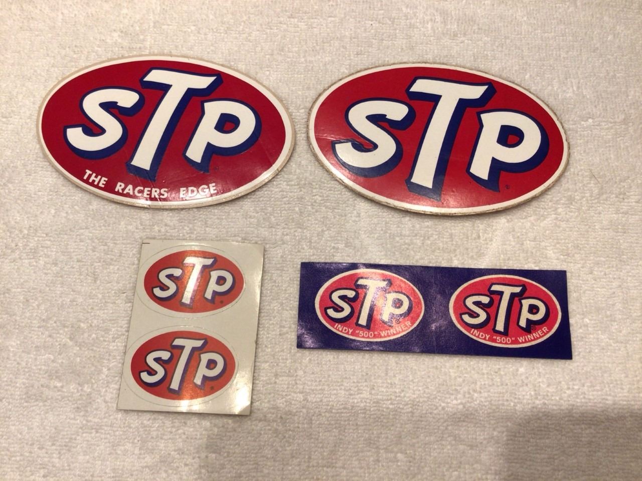 Stp Sticker Back Vintage STP stickers