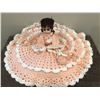 Image 1 : 14" doll with hand crochet dress
