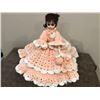 Image 2 : 14" doll with hand crochet dress