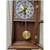 Image 2 : Wall hanging 31 day pendulum chime clock (working)