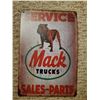 Image 1 : Mack Trucks tin sign