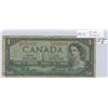 Image 1 : 1954 Canadian One Dollar Bank Note - Unique Serial # H/M 2222024