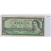 Image 1 : 1954 Canadian One Dollar Bank Note