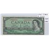 Image 1 : 1954 Canadian One Dollar Bank Note Replacement Note *A/A 0094261 Scarce