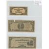 Image 1 : 1943 Sheet of 3 - The Japanese Government WWII Military Currency/Pacific Theater - 10 Centavos, 5 Pe