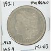 Image 1 : 1921 USA Morgan Dollar .925 Sterling Silver