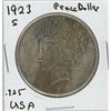 Image 1 : 1923S USA Peace Dollar .925 Sterling Silver
