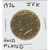 Image 1 : 1976 USA JFK Half Dollar - Gold Plated