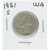 Image 1 : 1951S USA Twenty-Five Cent Piece