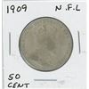 Image 1 : 1909 Newfoundland Fifty Cent Piece