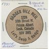 Image 1 : 1981 Badger Hill Neil Wooden Nickel