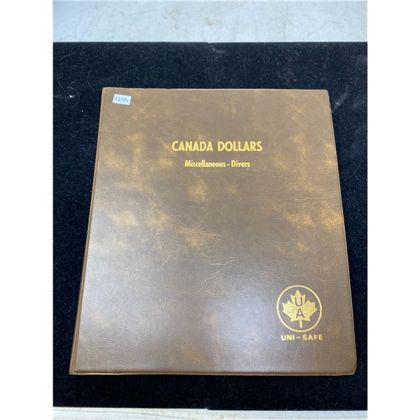 Brown Uni Safe Binder of Canadian Dollars 1964-1986 UNC