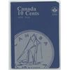 Image 1 : Uni Safe Folder With Canadian One Cent Coins And Ten Cent UNC Coins