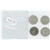 Image 1 : 4 Canadian Silver 10 Cent Pieces