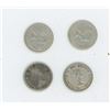 Image 2 : 4 Canadian Silver 10 Cent Pieces