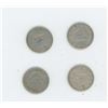 Image 2 : 4 Canadian Silver 10 Cent Pieces