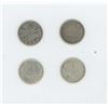 Image 2 : 4 Canadian Silver 10 Cent Pieces
