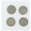 Image 2 : 4 Canadian Silver 25 cent pieces