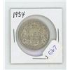 Image 1 : 1954 50 Cent Piece