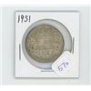 Image 1 : 1951 King George VI Canadian 50 cent piece