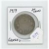 Image 1 : 1919 King George V Canadian Silver 50 Cent Piece