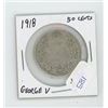 Image 1 : 1918 King George V Canadian 50 Cent Piece
