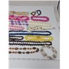 Image 2 : Large lot of costume jewellery/beaded necklaces