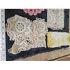 Image 3 : Lot of delicate crochet doilies & table runners