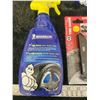 Image 2 : 4 new bottles of Michelin tire shine plus NIB tire pressure gauge & blind spot mirror
