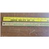 Image 5 : Yard stick/Meter sticks. Yardstick is from Bird Building Materials, dates to mid 1960's