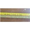Image 6 : Yard stick/Meter sticks. Yardstick is from Bird Building Materials, dates to mid 1960's