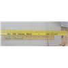Image 8 : Yard stick/Meter sticks. Yardstick is from Bird Building Materials, dates to mid 1960's