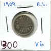 Image 1 : 1909 small 5 cents silver