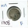 Image 1 : 1919 small 5 cents silver