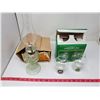 Image 1 : swallow kerosene lamp & 2 x hurricane lamps
