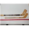 Image 1 : A&A Tisdale autographed by Dave Lewis & Bob Bour Toronto Maple Leafs mini hokcey sticks