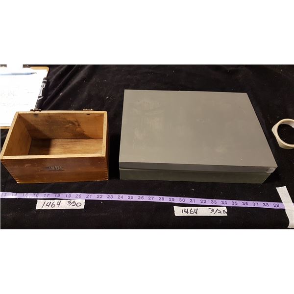 Sliverware Chest & Wood Box