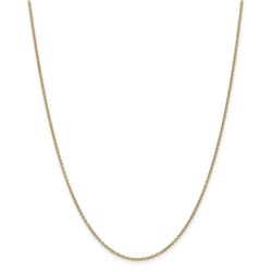 14k Gold 1.3 mm Cable Chain Necklace - 20 in.