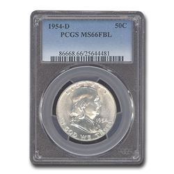 1954-D Franklin Half Dollar MS-66 PCGS (FBL)