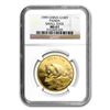 Image 1 : 1999 China 1 oz Gold Panda MS-67 NGC (Small Date)