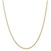 Image 1 : 14k Gold 2.00 mm Semi-solid Chain Necklace - 24 in.