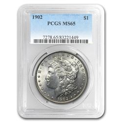 1902 Morgan Dollar MS-65 PCGS