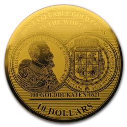 2017 Solomon Isl. 1/100 oz Gold Million Dollar Collection: Poland