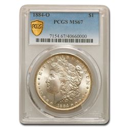 1884-O Morgan Dollar MS-67 PCGS