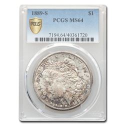 1889-S Morgan Dollar MS-64 PCGS
