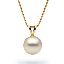 White Akoya Pearl Classic Solitaire Pendant, 8.0-8.5mm