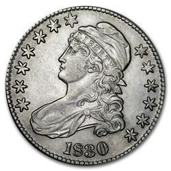 1830 Capped Bust Half Dollar AU