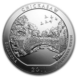 2011 5 oz Silver ATB Chickasaw National Recreation Area Park, OK