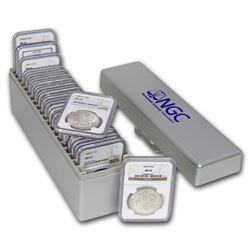 1878-1904 Morgan Dollars MS-65 NGC (20 Different Dates/Mints)